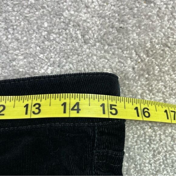Kut From The Kloth Pants Women's 6 Black Skinny Micro Corduroy Mid-Rise Stretch - Picture 10 of 14